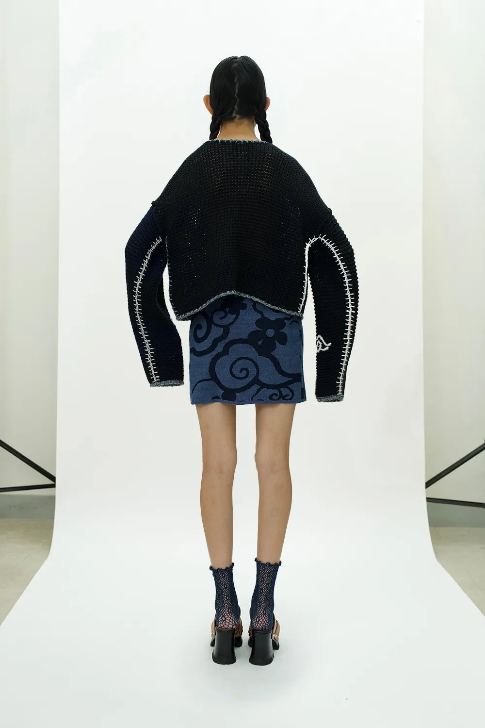 Raincloud Stripe Oversized Pullover