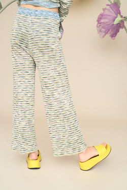 *2 colorways!!* Mabo (Linen) Pant in Lime/Sunset Spacedye Stripe and in Ocean Spacedye Microstripe