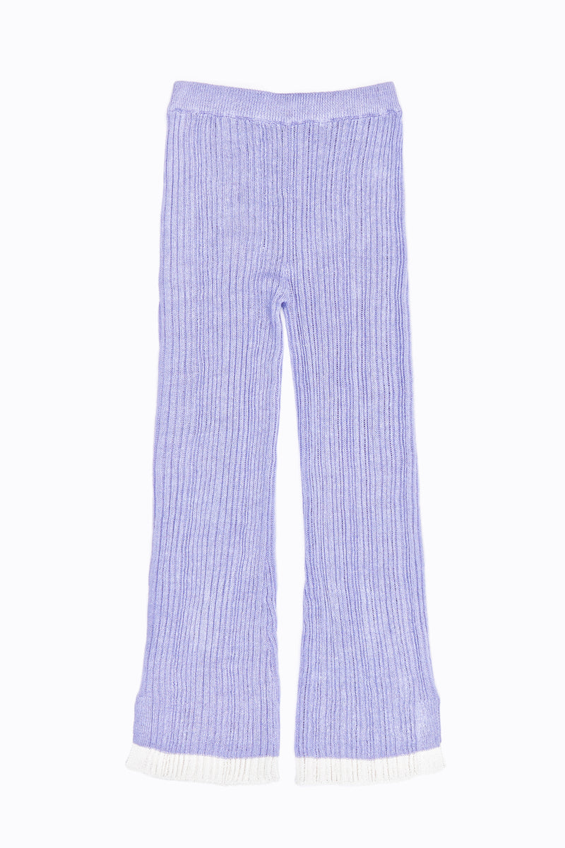 Mabo Rib Pant in Lilac Linen