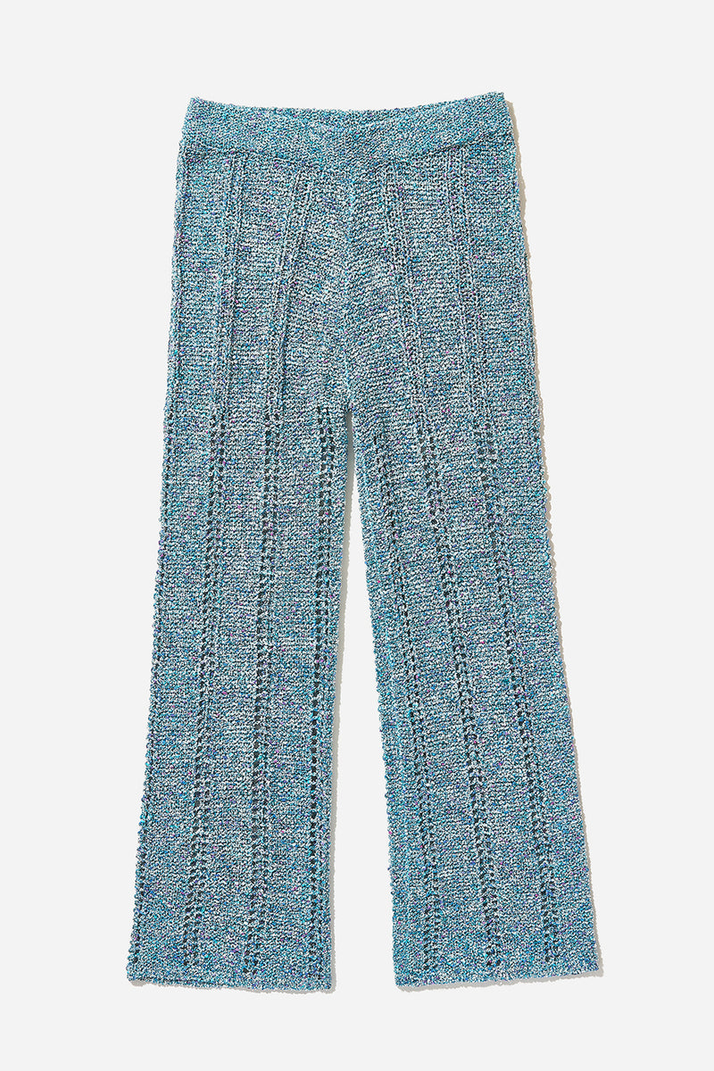 Cotton Tweed Pant (Blue)