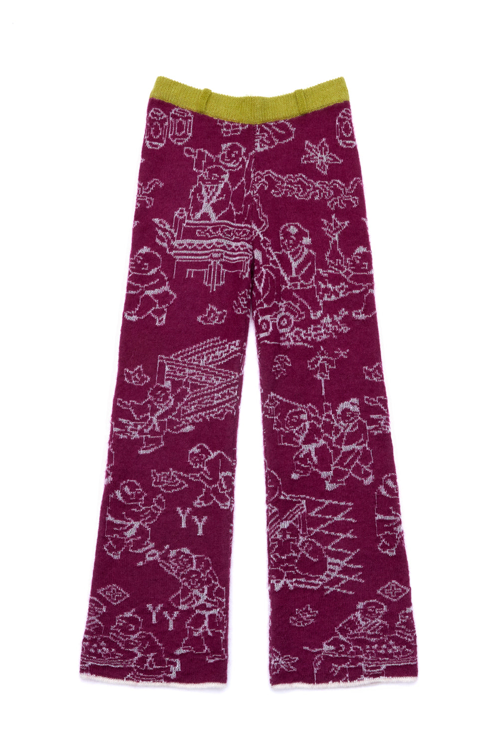ワールド オンラインストア Momo Laza YanYan – Mohair Grape in Pant パンツ