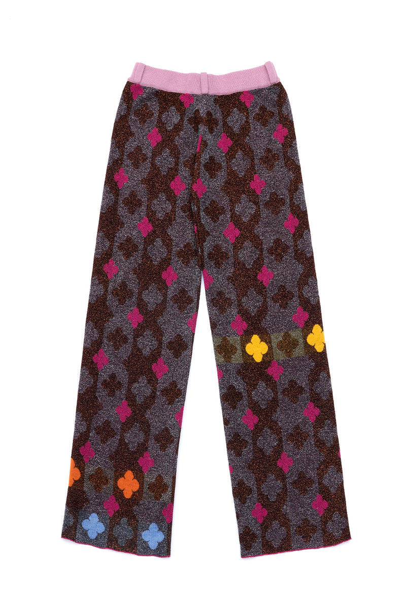 May Sparkle Pant in Lurex Jacquard
