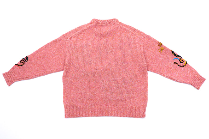 Cranefish Pullover in Carnation