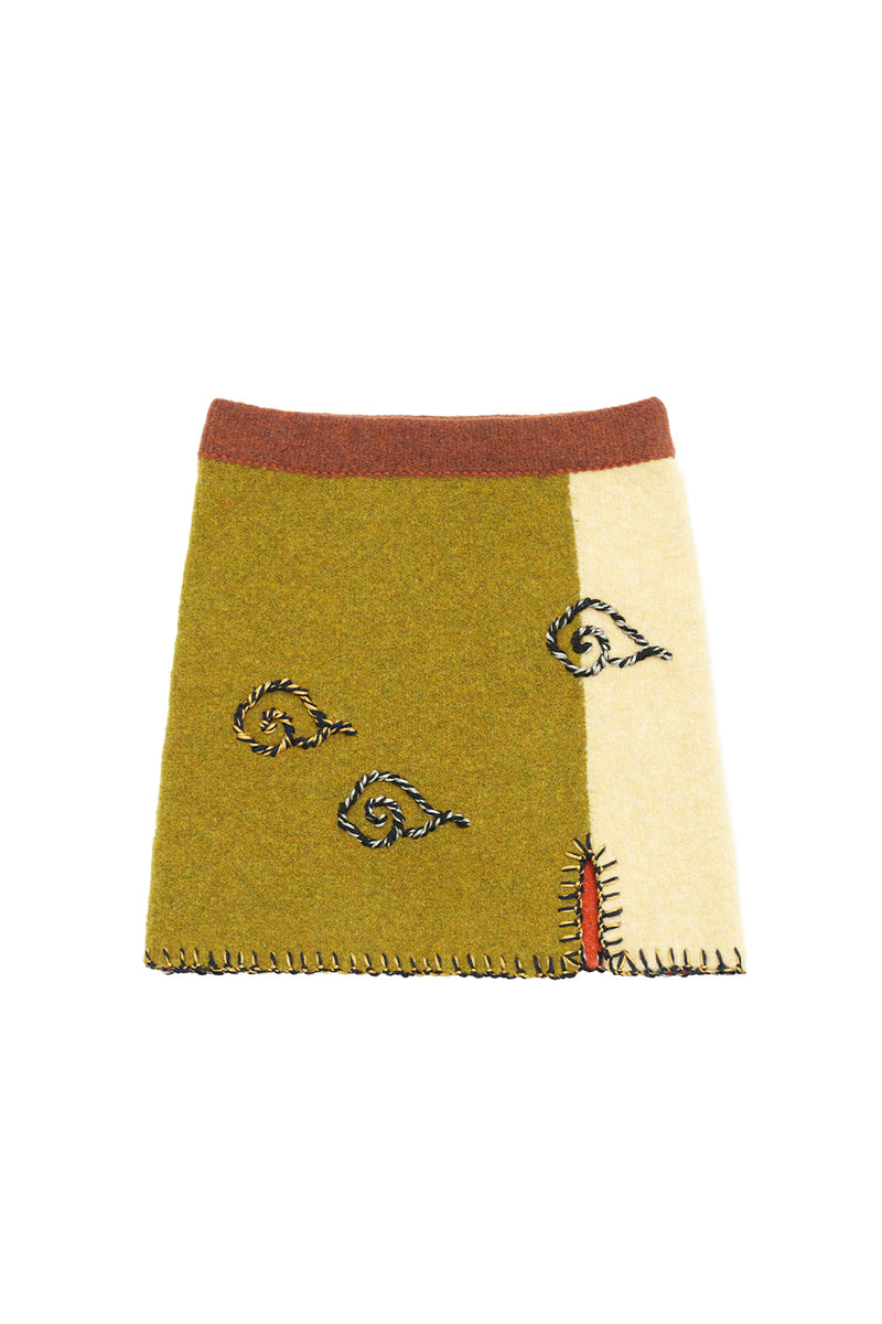 *2 colorways!!* Cloud Mini Skirt in Spice and in Sky