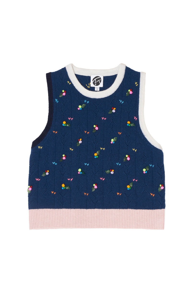 *2 color options!* Rosie Tank in Navy Lambswool and in Lichen Lambswool
