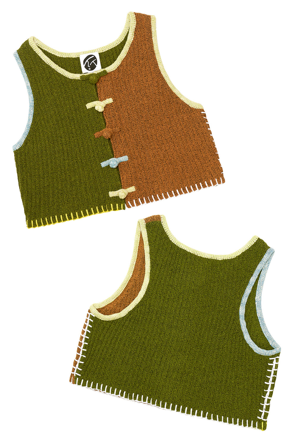 Tweedle Shrunken Crop Vest
